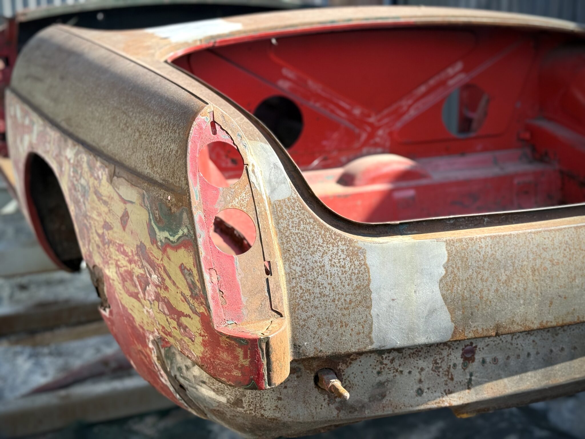 Classic Car Shot Blasting in Coventry - Intercity Contractors