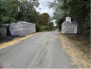 Bridge Shot Blasting Site Set Up